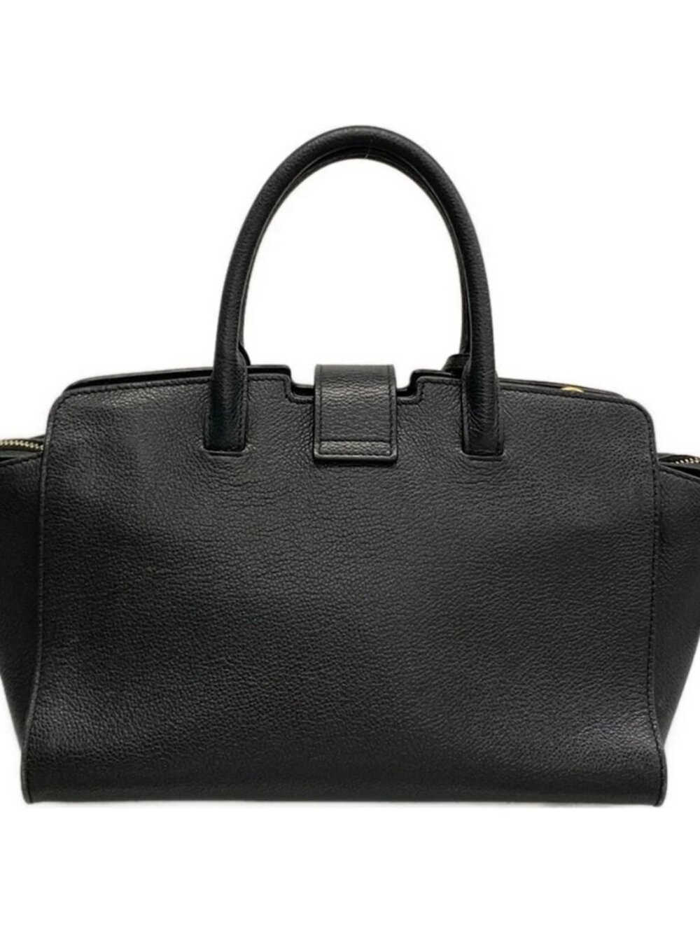 SAINT LAURENT PARIS Baby Tote Downtown 635346 Black Leather Handbag - Picture 2 of 15